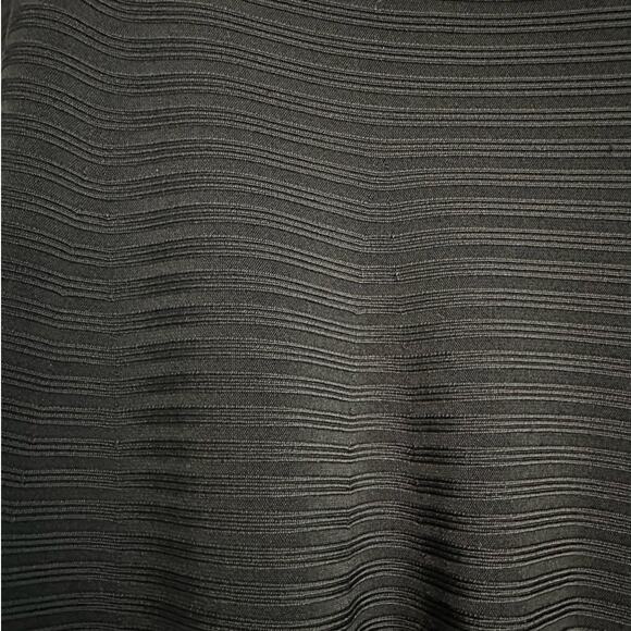 T by Alexander Wang Black Ruffle Embellished Textured Midi Skirt, Size L - Picture 3 of 7